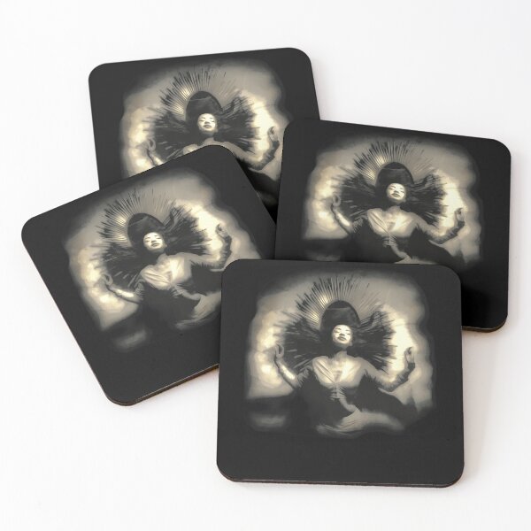 Item preview, Glowing Halo Portrait Illustration designed and sold by Karinetaelor.