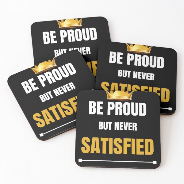 Item preview, Be Proud But Never Satisfied - Premium Gym Motivation Crown Design designed and sold by Hustle Mindset .
