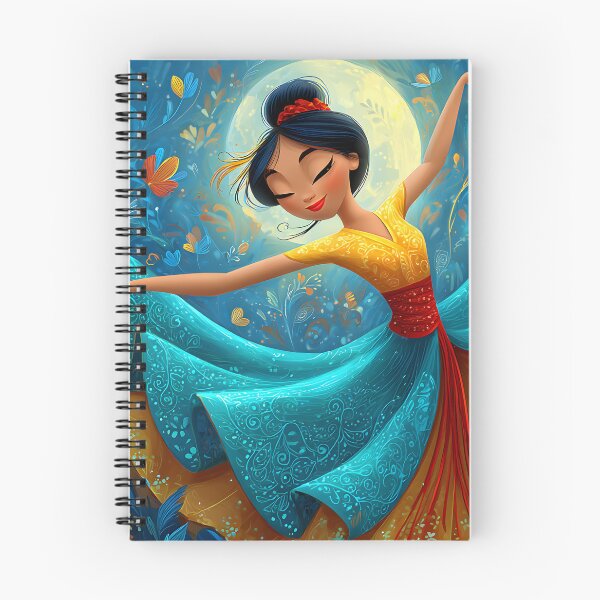 Item preview, Dancer in Vibrant Floral Background with Elegance designed and sold by Artessie.