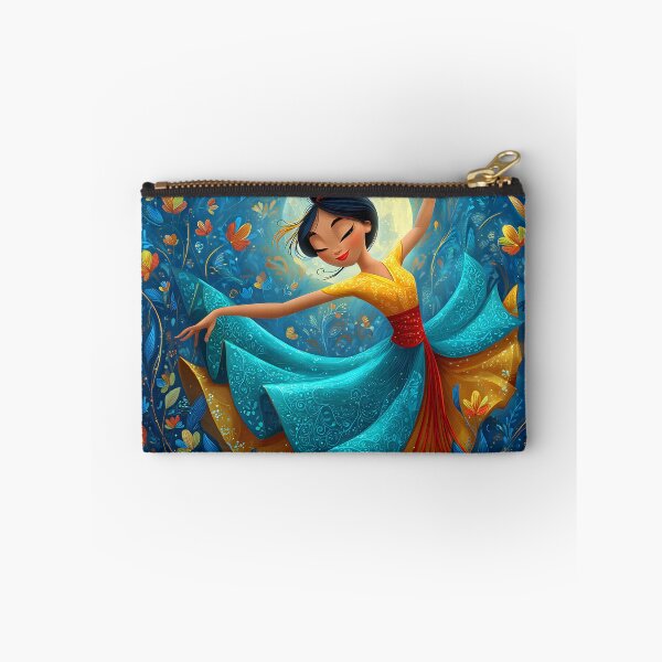 Item preview, Dancer in Vibrant Floral Background with Elegance designed and sold by Artessie.