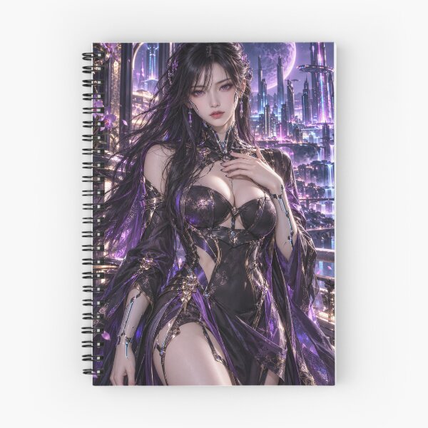 Item preview, NEON ORCHID - Cybernetic Beauty of the Future designed and sold by SEIMEI2025.