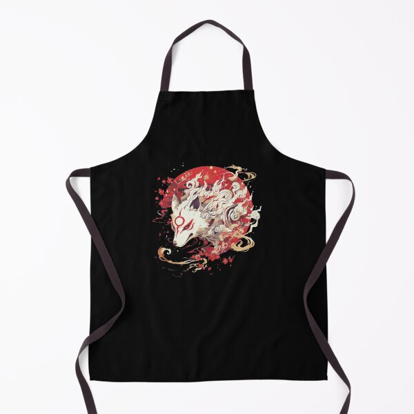Item preview, Mythical White Fox Crimson Sun Oriental Art designed and sold by IiroLJokelaa.