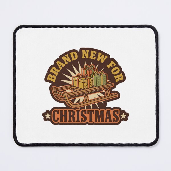 Item preview, Brand New for Christmas — Retro Sled and Gifts designed and sold by TheCalmEdit.