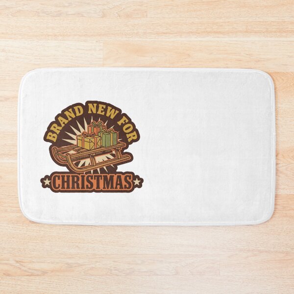 Item preview, Brand New for Christmas — Retro Sled and Gifts designed and sold by TheCalmEdit.