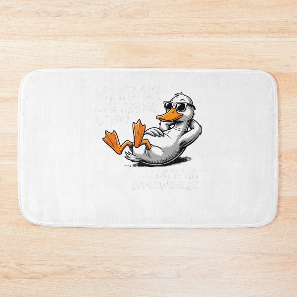 Item preview, Whatever Life Throws At You, Duck And Let It Hit Someone Else Funny Duck Humor Sarcastic Life Quote designed and sold by ZAbiriarto.