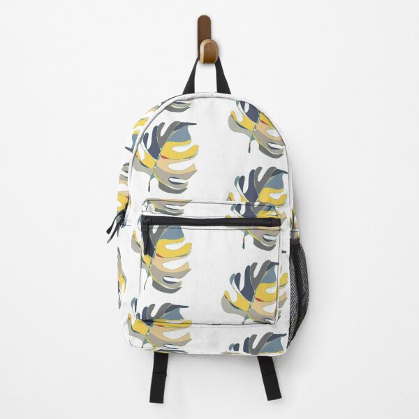Item preview, Grey & Yellow Mini Monstera Leaf - Abstract Tropical Leaf Art designed and sold by iampaulmorris.
