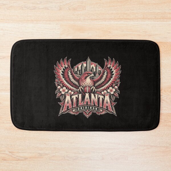 Item preview, Atlanta Gridiron Football Hawk Skyline Vintage Graphic designed and sold by dartoffofo⭐⭐⭐⭐⭐.