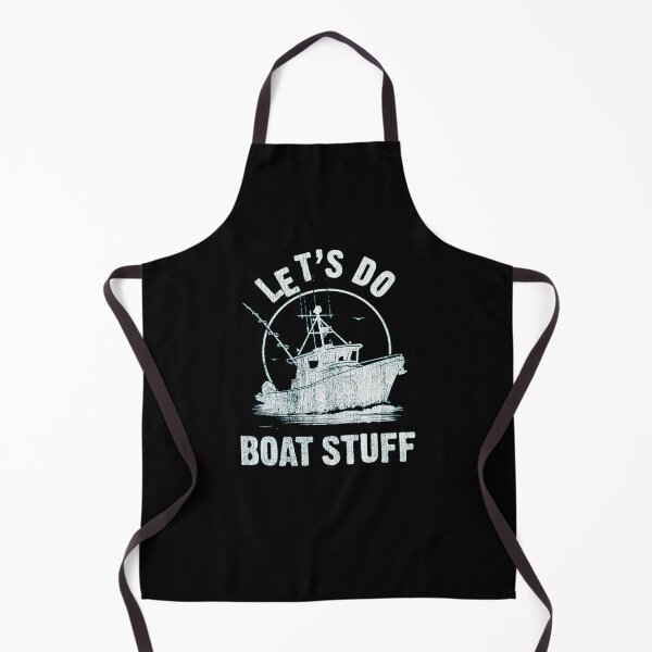 Item preview,  Let's Do Boat Stuff Vintage Fishing Vessel Ocean Art designed and sold by IiroLJokelaa.