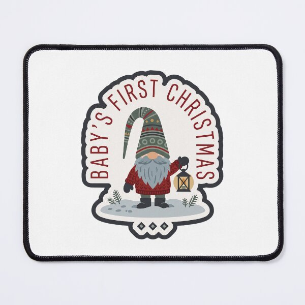 Item preview, Baby's First Christmas — Nordic Tomte Gnome designed and sold by TheCalmEdit.