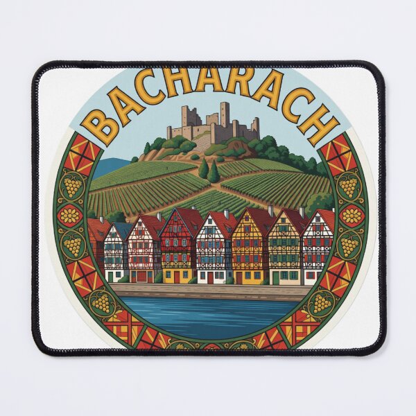 Item preview, Bacharach Rhine Germany Sticker designed and sold by Imaginarium of Chaos falcon88 .