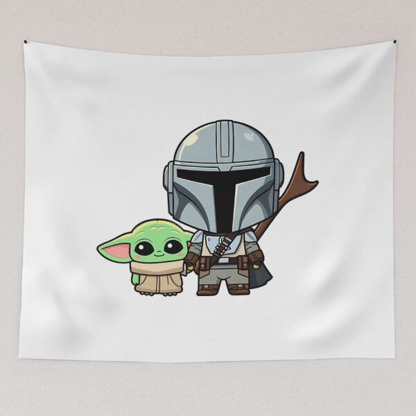 Item preview, Star-W Mando And Grogu   designed and sold by MeadVera.