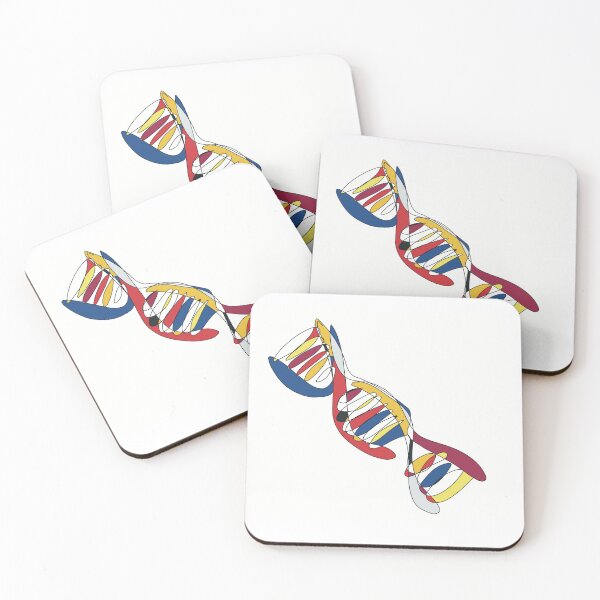 Item preview, DNA Double Helix - Abstract Science Line Drawing No. 1 designed and sold by iampaulmorris.