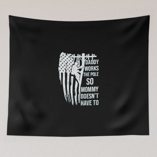 Item preview, Patriotic Lineman Electrical Worker Distressed Flag Graphic designed and sold by IiroLJokelaa.