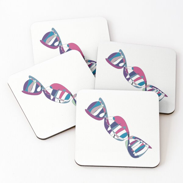 Item preview, DNA Double Helix - Abstract Science Line Drawing No. 5 designed and sold by iampaulmorris.