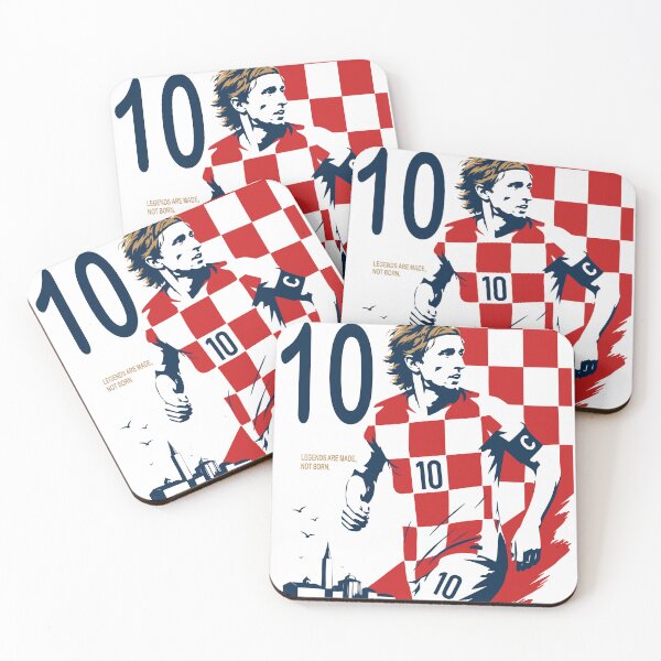 Item preview, Luka Modrić Croatia Football Legend Print designed and sold by Studio pod Burom.