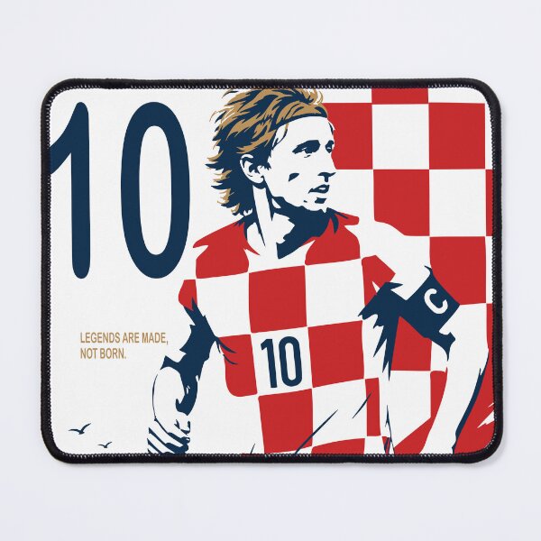 Item preview, Luka Modrić Croatia Football Legend Print designed and sold by Studio pod Burom.