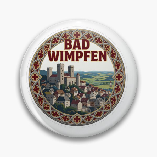 Item preview, Bad Wimpfen Germany Sticker designed and sold by Imaginarium of Chaos falcon88 .