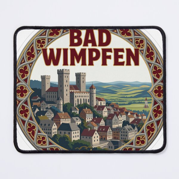 Item preview, Bad Wimpfen Germany Sticker designed and sold by Imaginarium of Chaos falcon88 .