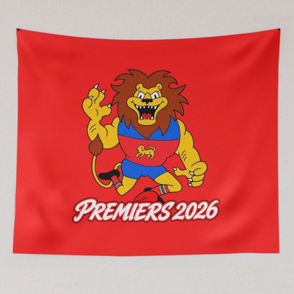 Item preview, Lions Premiers 2026 designed and sold by Luke Foran Sports Art.