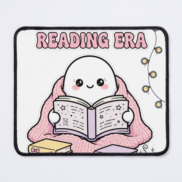 Item preview, In My Reading Era - Cute Ghost Book Lover designed and sold by Inkwell grove.