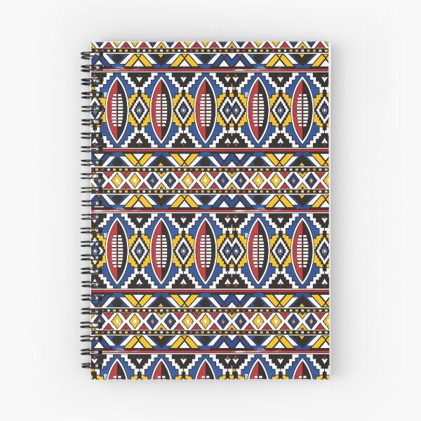 Item preview, Zulu Tribal Geometric Pattern — Seamless Design in Solid Beadwork Colours designed and sold by The Digital Compass.