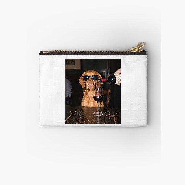 Item preview, Funny Vizsla Drinking Wine designed and sold by ArunikaVelora.