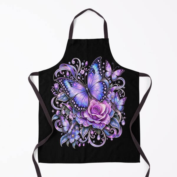 Item preview, Enchanted Butterfly Rose – Purple Fantasy designed and sold by TroviTutto.