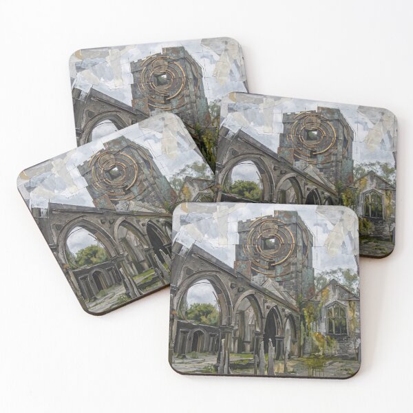 Item preview, Heptonstall Church Ruins Abstract Architectural Art designed and sold by ArtworkNorth.