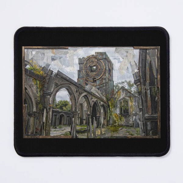 Item preview, Heptonstall Church Ruins Abstract Architectural Art designed and sold by ArtworkNorth.