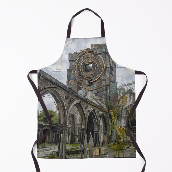 Item preview, Heptonstall Church Ruins Abstract Architectural Art designed and sold by ArtworkNorth.