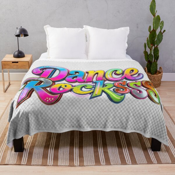 Item preview, Dance Rocksss Retro Bubble Typography designed and sold by RetroRayz.