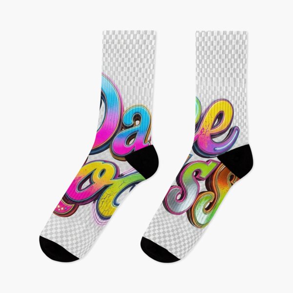 Item preview, Dance Rocksss Retro Bubble Typography designed and sold by RetroRayz.