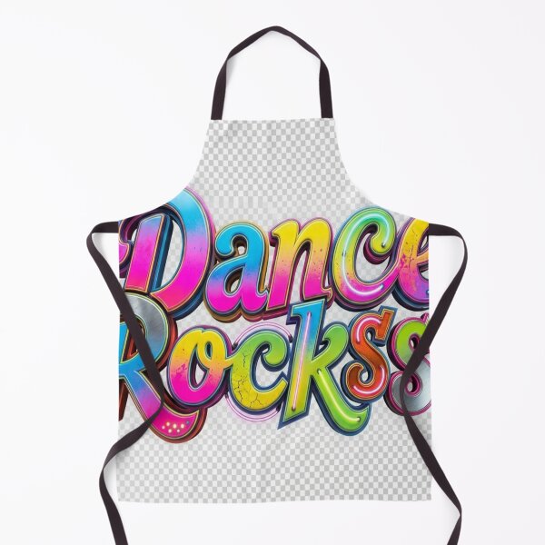 Item preview, Dance Rocksss Retro Bubble Typography designed and sold by RetroRayz.