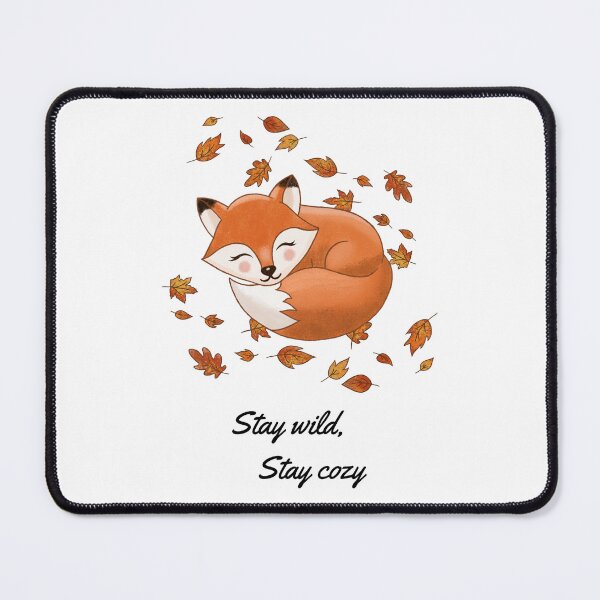 Item preview, Stay wild stay cozy fox design designed and sold by Saratheredhead.