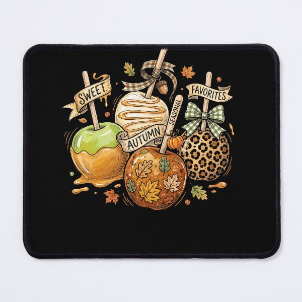 Item preview, Autumn Sweet Treats Fall Apple Pumpkin Leopard Print Seasonal Design designed and sold by ArcaneArtistry.