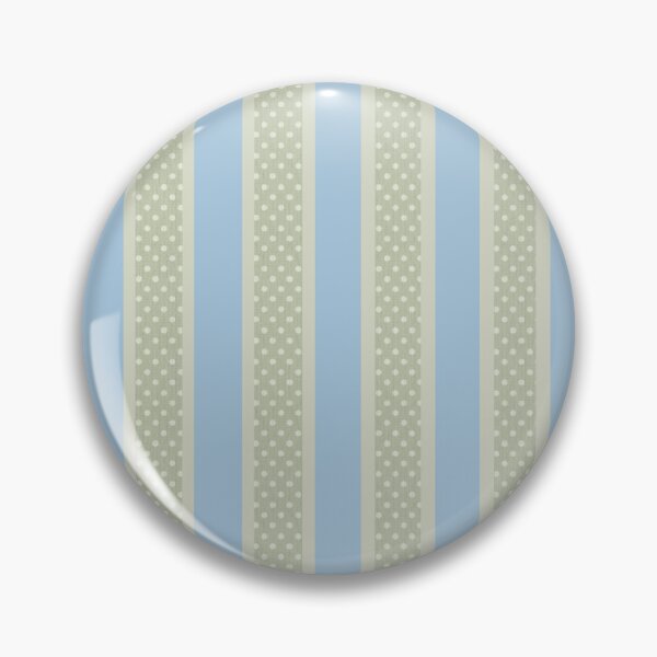 Item preview, Soft Blue & Sage Green Polka Dot Stripe-Vintage Cottage designed and sold by The Flying Bunny Studio.