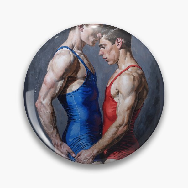 Item preview, Tender Vintage Wrestlers Touch designed and sold by gayishdesign.