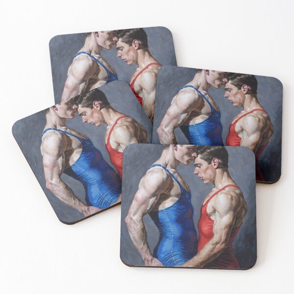 Item preview, Tender Vintage Wrestlers Touch designed and sold by gayishdesign.