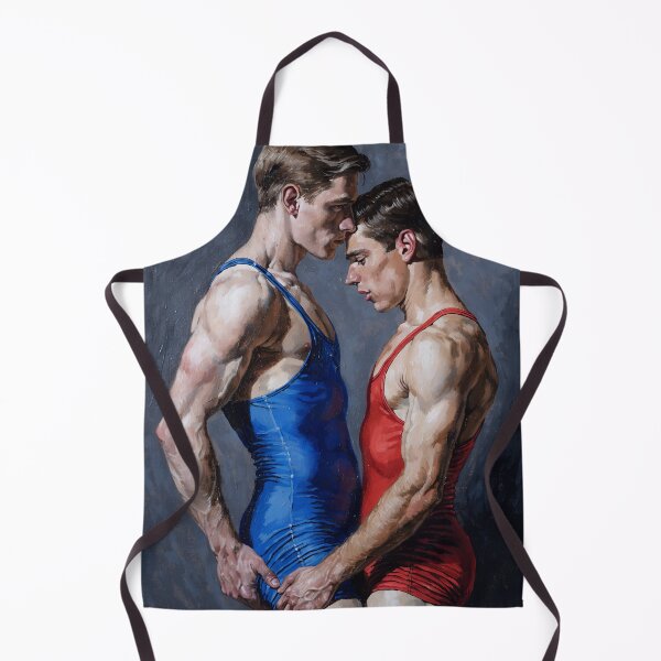 Item preview, Tender Vintage Wrestlers Touch designed and sold by gayishdesign.