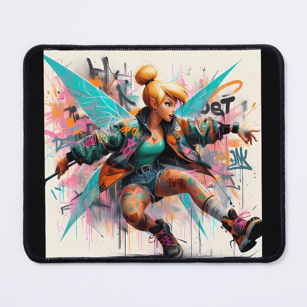 Item preview, Tinker Bell In Urban Outfit Graffiti-Style designed and sold by samsgood.