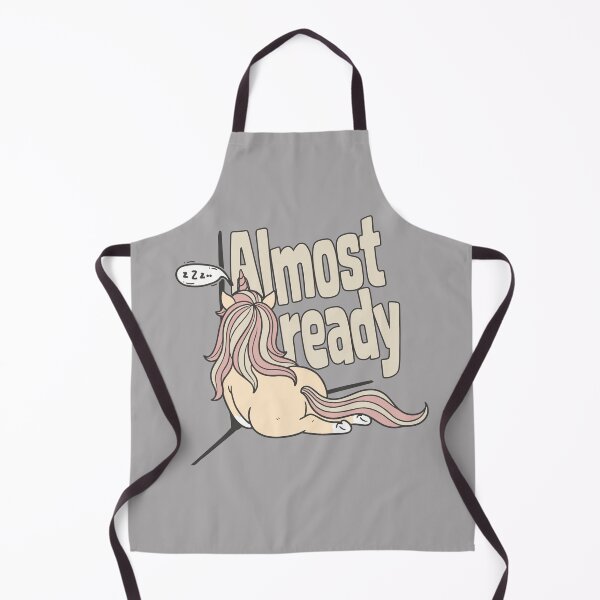 Item preview, Funny Lazy Unicorn Almost Ready Tired Morning Sarcastic Joke designed and sold by ALCOSHIRTS OFFICIAL.