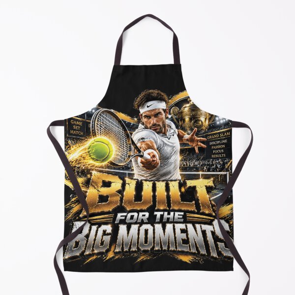 Item preview, Built For The Big Moments | Tennis Player Motivation Shirt For Champions designed and sold by M. Mamdouh Artworks.