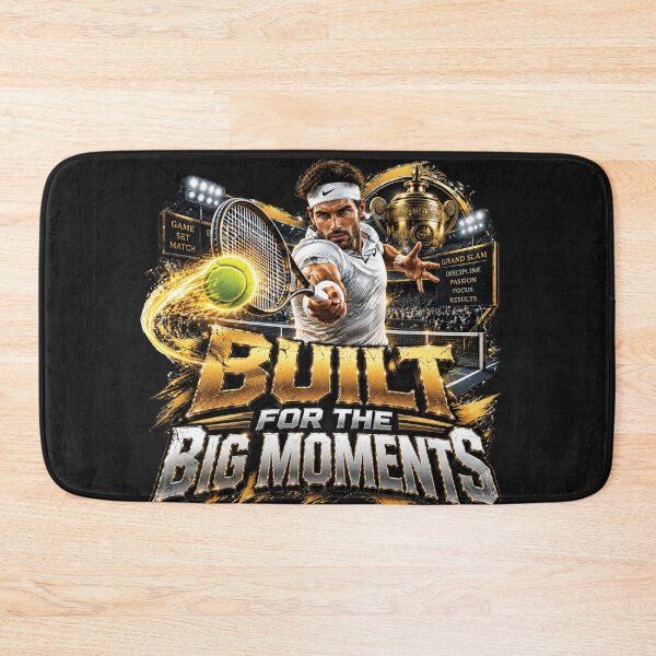 Item preview, Built For The Big Moments | Tennis Player Motivation Shirt For Champions designed and sold by M. Mamdouh Artworks.