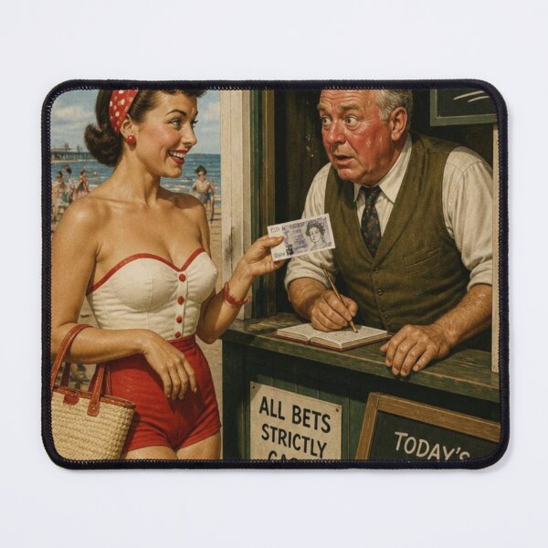 Item preview, Seaside Postcard: Each Way Bet designed and sold by halibutgoatramb.