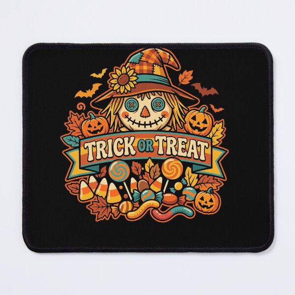 Item preview, Trick or Treat Scarecrow Halloween Pumpkin Fall Harvest Vintage Design designed and sold by ArcaneArtistry.