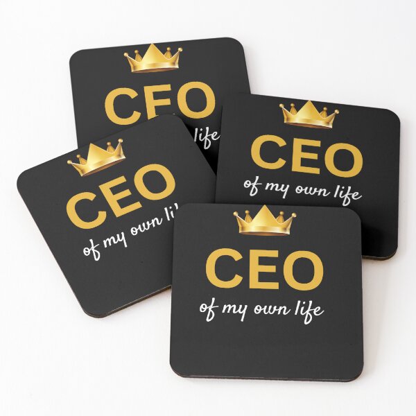 Item preview, CEO Of My Own Life - Premium Crown Typography Quote designed and sold by Hustle Mindset .