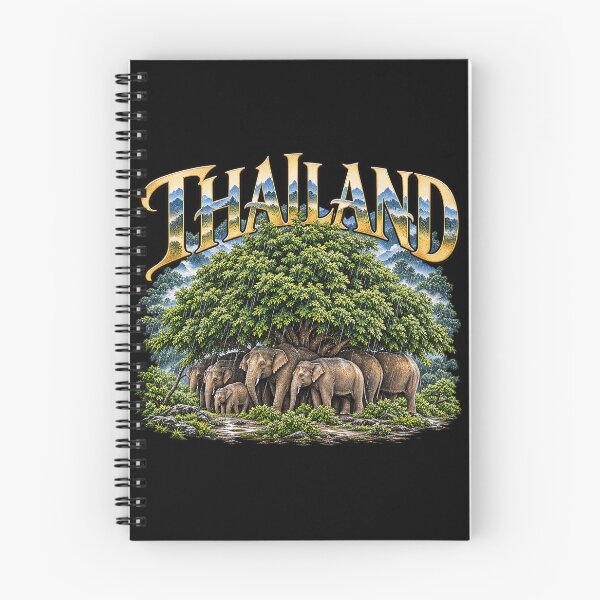 Item preview, Thailand Elephant Family Under the Tree T-Shirt designed and sold by TOLDWAYTSHIRT.