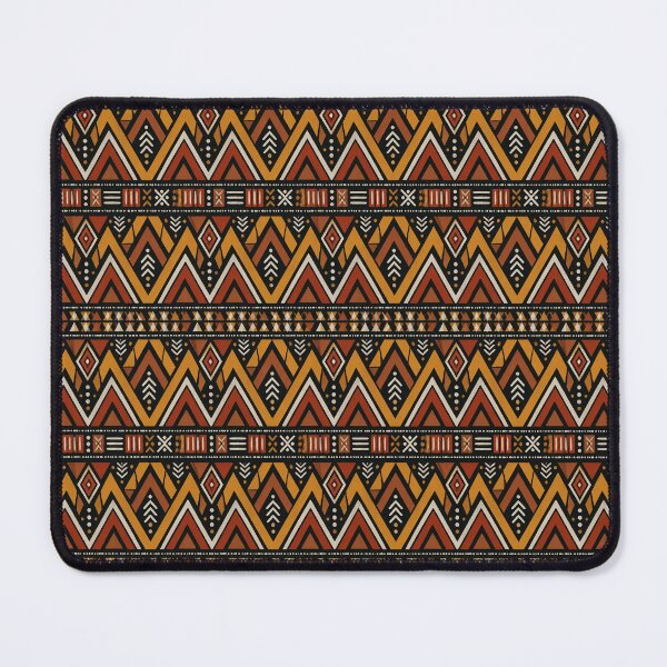 Item preview, African Tribal Geometric Pattern — Seamless Design in Solid Heritage Colours designed and sold by The Digital Compass.