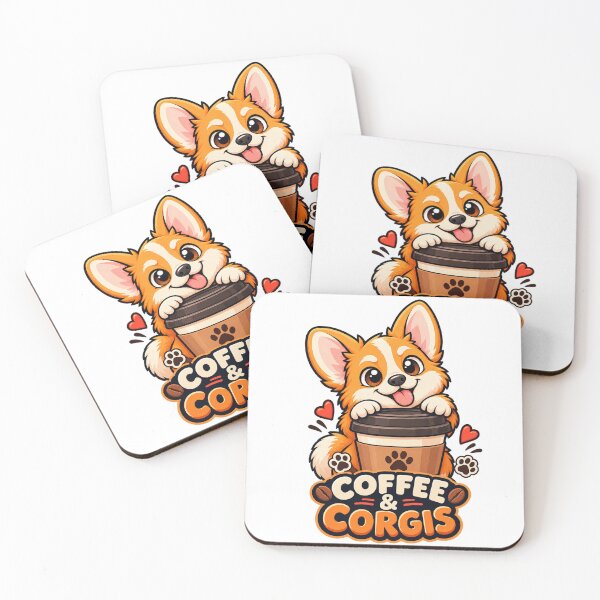 Item preview, Corgi Coffee Cute Cafe designed and sold by OLIVER-AGOUR.