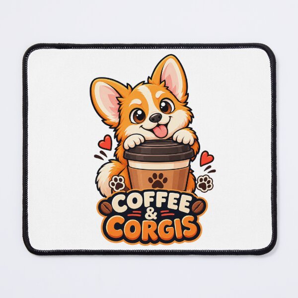 Item preview, Corgi Coffee Cute Cafe designed and sold by OLIVER-AGOUR.